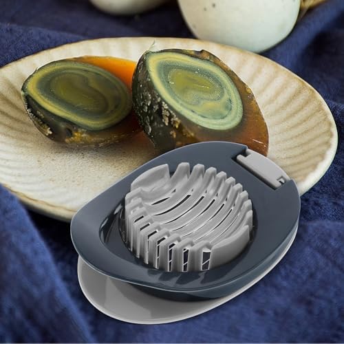 Plastic Egg Slicer Tool for Kitchen, Clean Cuts, One-press Operation