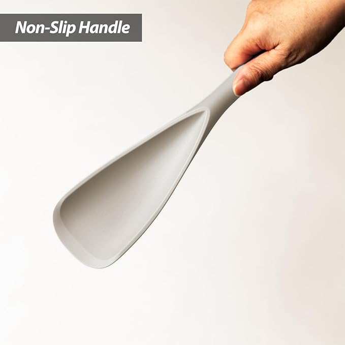 Cooking Spoon for Nonstick Cookwares, VOVOLY Silicone Spoon for Mixing - Image 6