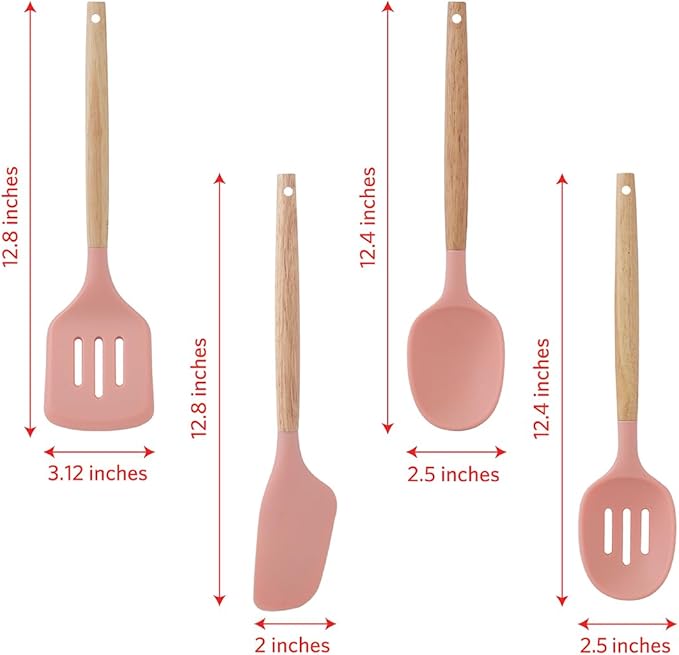 Glad Silicone Kitchen Utensils Set, and Spaghetti Server - Image 4