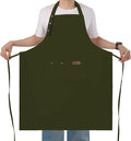 Yuubin Extra Large Aprons for Men Adjustable Button Apron by Unknown