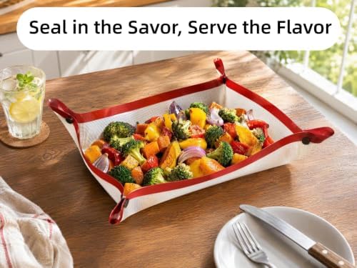 Locking Dials Silicone Fiber Baking Mat to Prevent Leaks, Nonstick