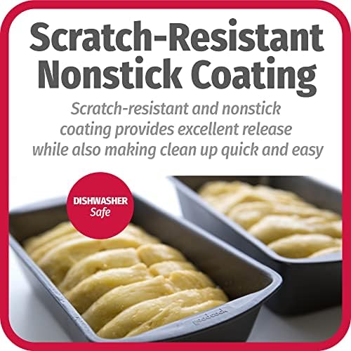GoodCook Nonstick Loaf Pan 9 x 5-Inch Heavy-Duty Steel Bakeware with