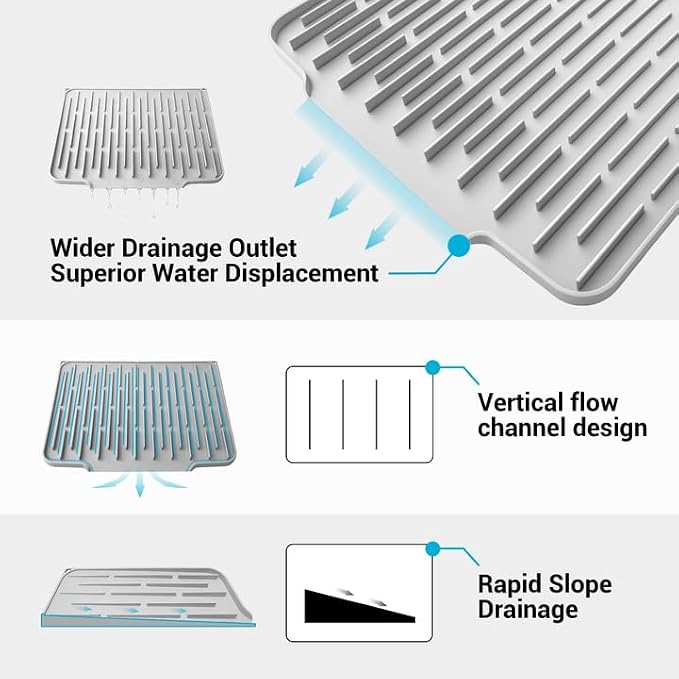 Foldable Silicone Dish Drying Mat - Image 3