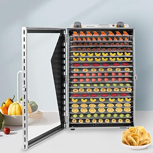 Food Dehydrator, 18 Stainless Steel Trays, 110V