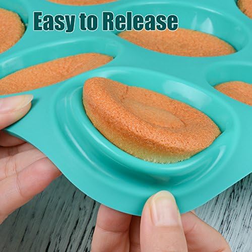 CAKETIME Silicone Muffin Pan Cupcake Pan Set - Mini 24 Cups and
