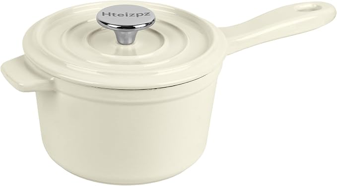 Enameled Cast Iron Sauce Pan by Hteizpz