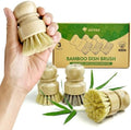 AIRNEX Bamboo Dish Brush Set, 3-Piece