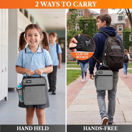 opux Insulated Lunch Box Kids & Adults, Leakproof Soft Cooler Bag