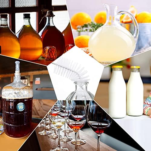 2 Pcs Nylon Carboy Cleaning Brush 13 Inch Long Gallon Jug Brush