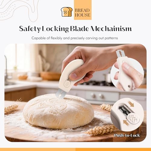 Bread Lame Sourdough Scoring Tool, Extractable & Magnetic Bread