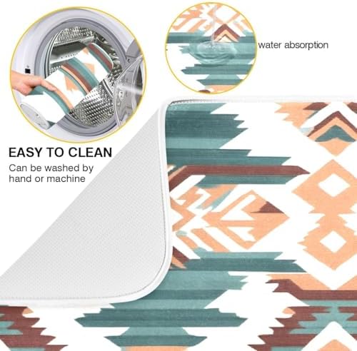 Super Absorbent Dish Drying Mat, Microfiber Fast-Drying Dish Mat, 24"
