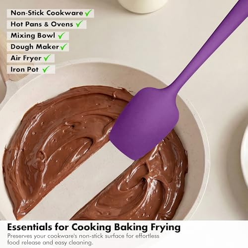 Silicone Spoonula Set, 3-Piece, Multicolor