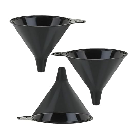 Plastic Funnel Set, Kitchen Funnels by Collgene