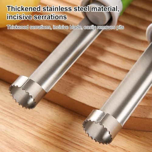 Fruit Corer Tool - Stainless Steel Fruit Remover, Kitchen Peeler