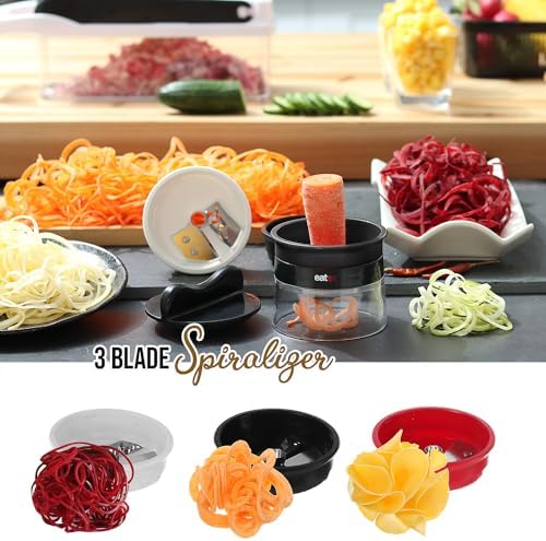EatEx Vegetable Chopper with Container, 21 Piece