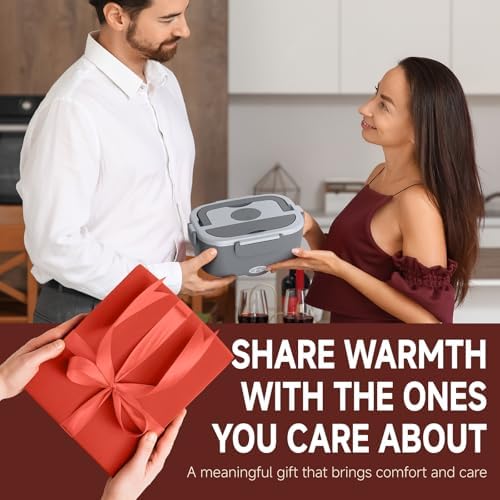 Electric Lunch Box for Adults, 15-30 Min Fast Heating Portable Food
