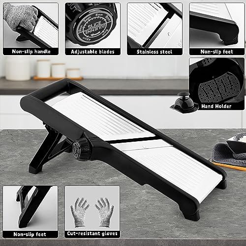 VEKAYA Mandoline Slicer for Kicthen, Vegetable Slicer