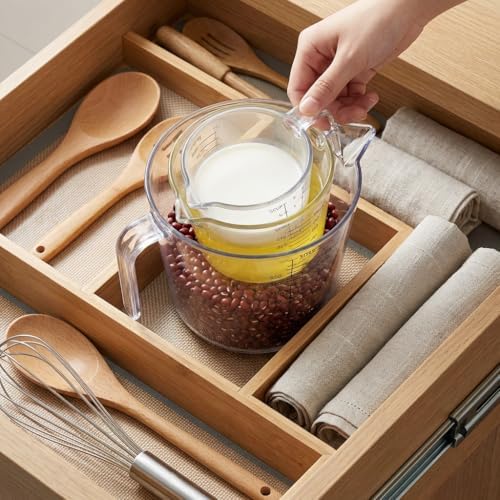 Measuring Cup Set, HIA 3PCS Plastic Liquid Measuring Cups for