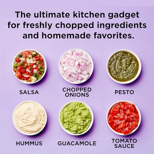 Chef'n VeggiChop Hand-Powered Food Chopper, 5.5 x 5.5 x 5 Inches
