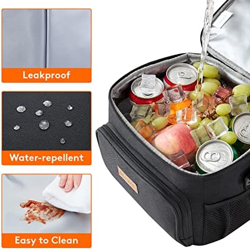 Lifewit Reusable Insulated Lunch Bag, Portable Cooler Freezable Soft