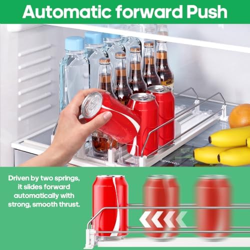 Drink Organizer for Fridge, Automatic Drink Dispenser for Fridge