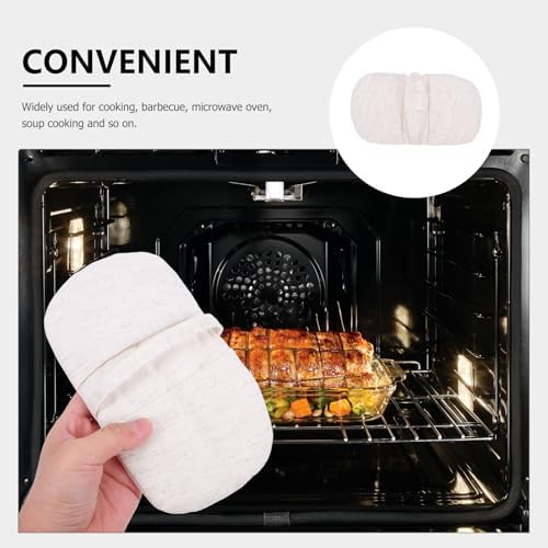 Japanese Style Heat-Resistant Kitchen Oven Mitt, Cotton-Linen