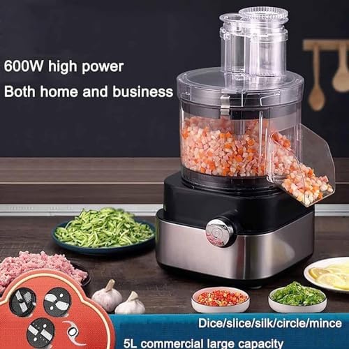Vegetable Dicing Machine, 5L Food Chopper, Blender & Mixer