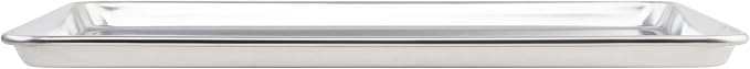 Winco Commercial-Grade Aluminum Sheet Pan, 18 Gauge, 2/3 Size - Image 3