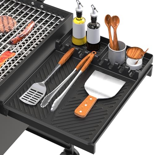 Silicone Grill Mat Compatible with Blackstone, Black