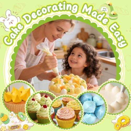 Suuker 4 Pieces Extra Large Piping Tips Set (F02 F06 9FT R22L)