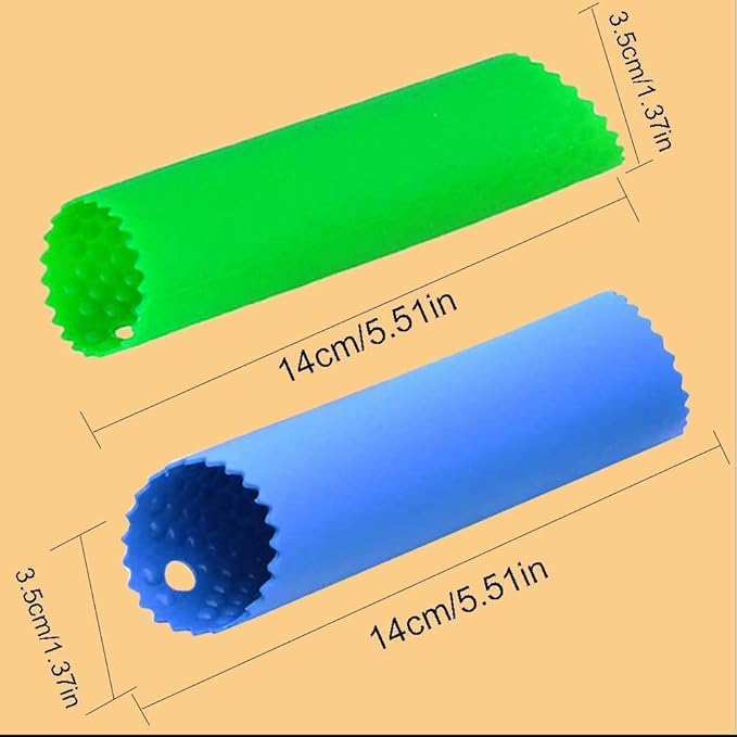 2 Set Peeler Silicone Easy Roll Tube Useful Garlic Odorfree Kitchen Tool - Image 5