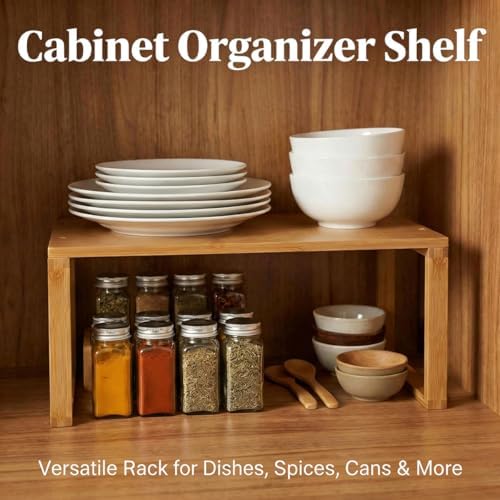 Kitchen Cabinet Organizer Riser, Versatile Pantry Organizers and Storage