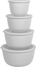 BoxedHome Nesting Plastic Mixing Bowls, BPA-Free Plastic, Microwave and by BoxedHomeProducts
