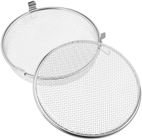Gadpiparty Round Mesh Dishwasher Basket 7.1 Inch Utensil Storage