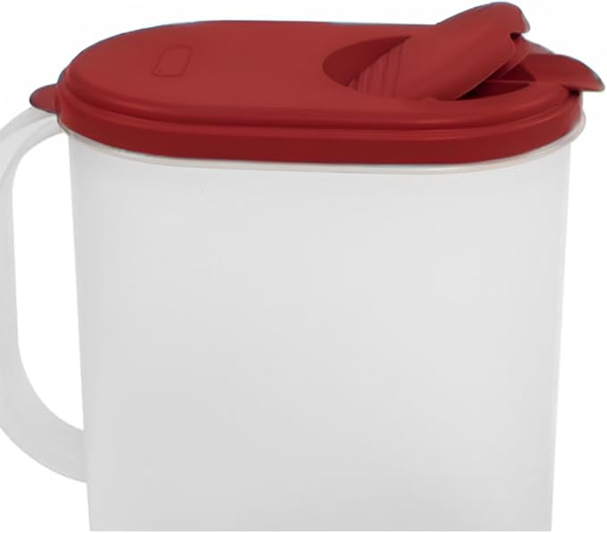 1 Gallon Water Pitcher with Lid & Pivot Top Spout -Slim Design Fits Fridge - Image 6