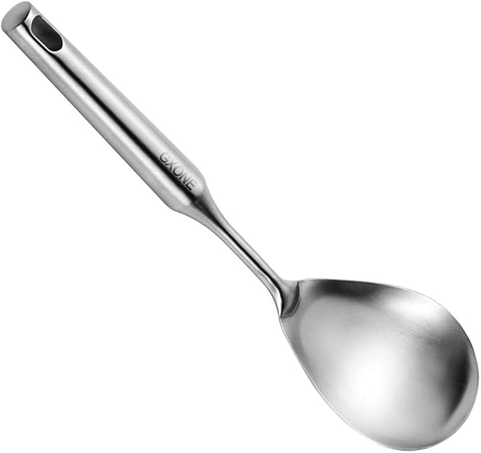 Cooking Spoon, 304 Stainless Steel Large Serving Spoons by GXONEHomeKitchen