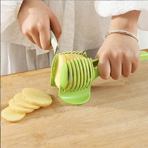Tomato Slicers for Home Use, Avocado Slicer Tool - Green Onion Slicer