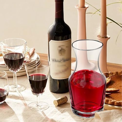 28 Pcs Wine Carafes Glass, 6.5 oz Small Single Serving Decanter