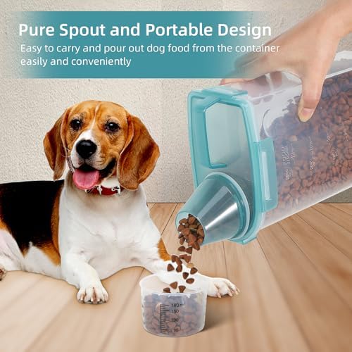 3-5Lbs Airtight Small Dog Cat Pet Food Storage Container