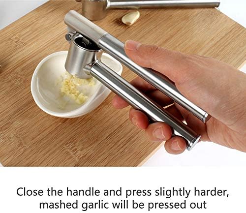 GLOGLOW 304 Stainless Steel Garlic Press