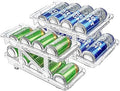 Xicennego Set of 2 Adjustable Soda Can Organizer, Clear