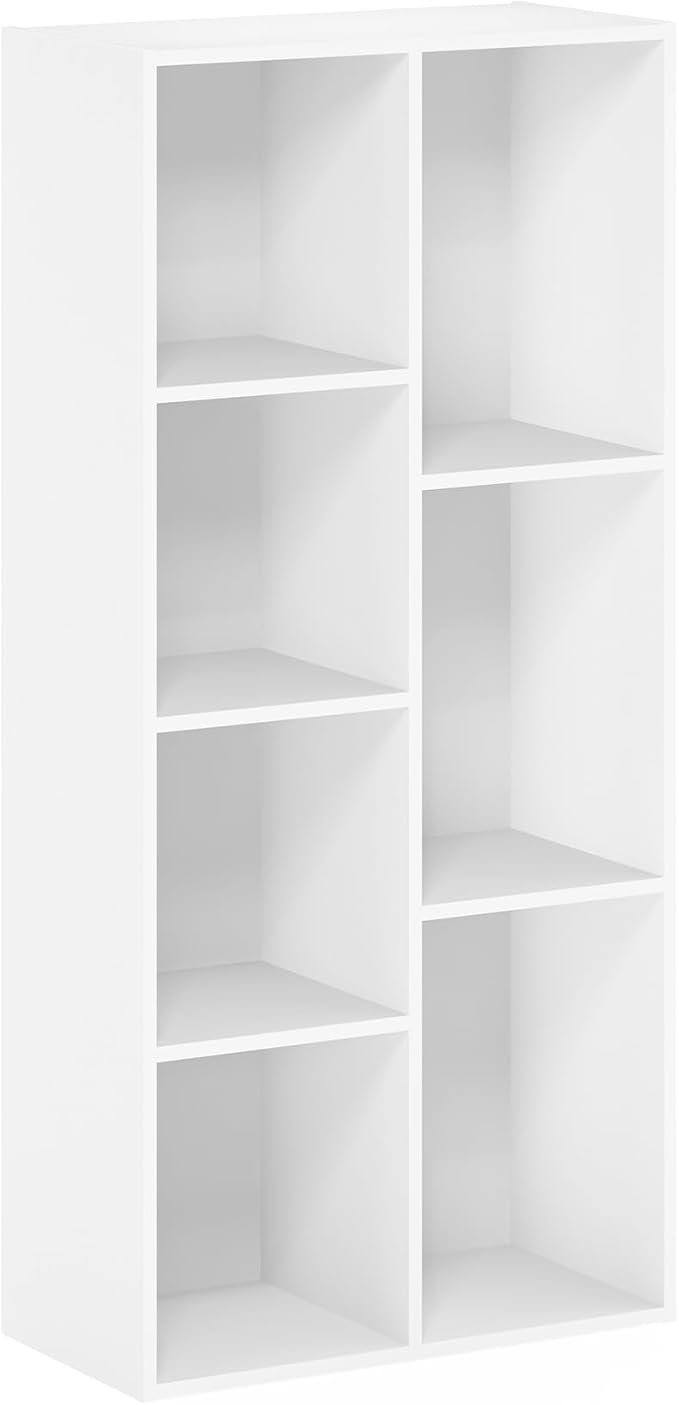 Furinno LUDER Book Shelf, 7-Cube Bookshelf, Bookcase - Image 7