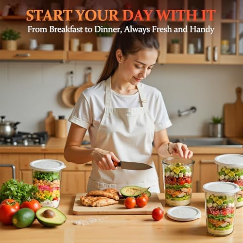Wide Mouth Canning Jars 27 oz - 2 Pack Sourdough Starter Jars with 4