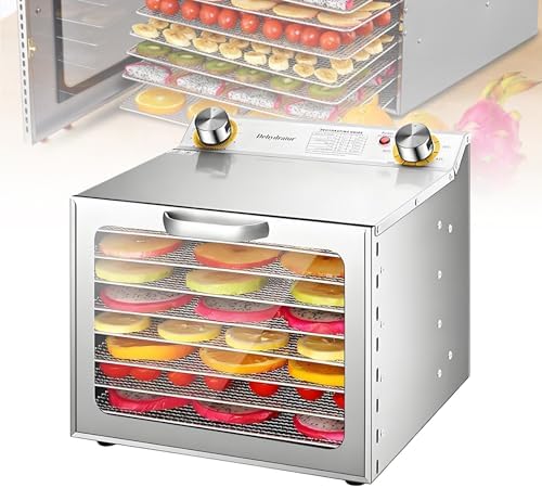 Food Dehydrator Machine, 8-Layer, 30-90℃