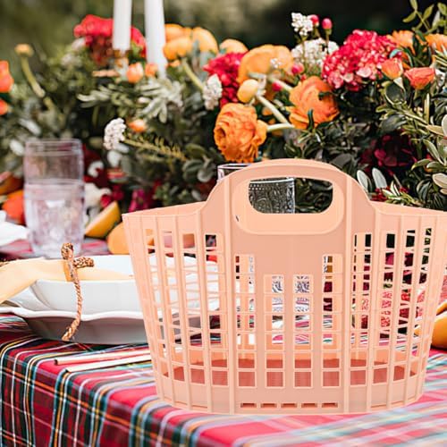 Hemoton Portable Kitchen Fruit Basket 12.20X8.07 Inch Lightweight