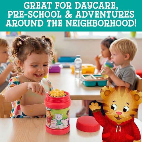 Daniel Tiger's Neighborhood Stainless Steel 13 oz Food Jar for Kids