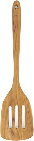 Faay Teak Wooden Slotted Spatula Turner | Durable, High Moist Resistance Teak by FAAY