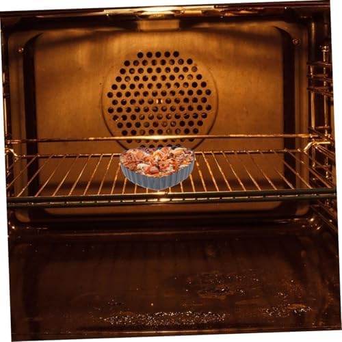 KICHOUSE 6pcs Heart Shaped Tart Pan Set, Carbon Steel, Nonstick