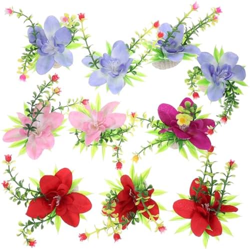 Tofficu Sushi Decoration Flower Ornaments for Plates 10-Piece