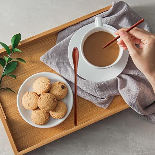 Patelai 10 Pieces Wooden Coffee Spoons